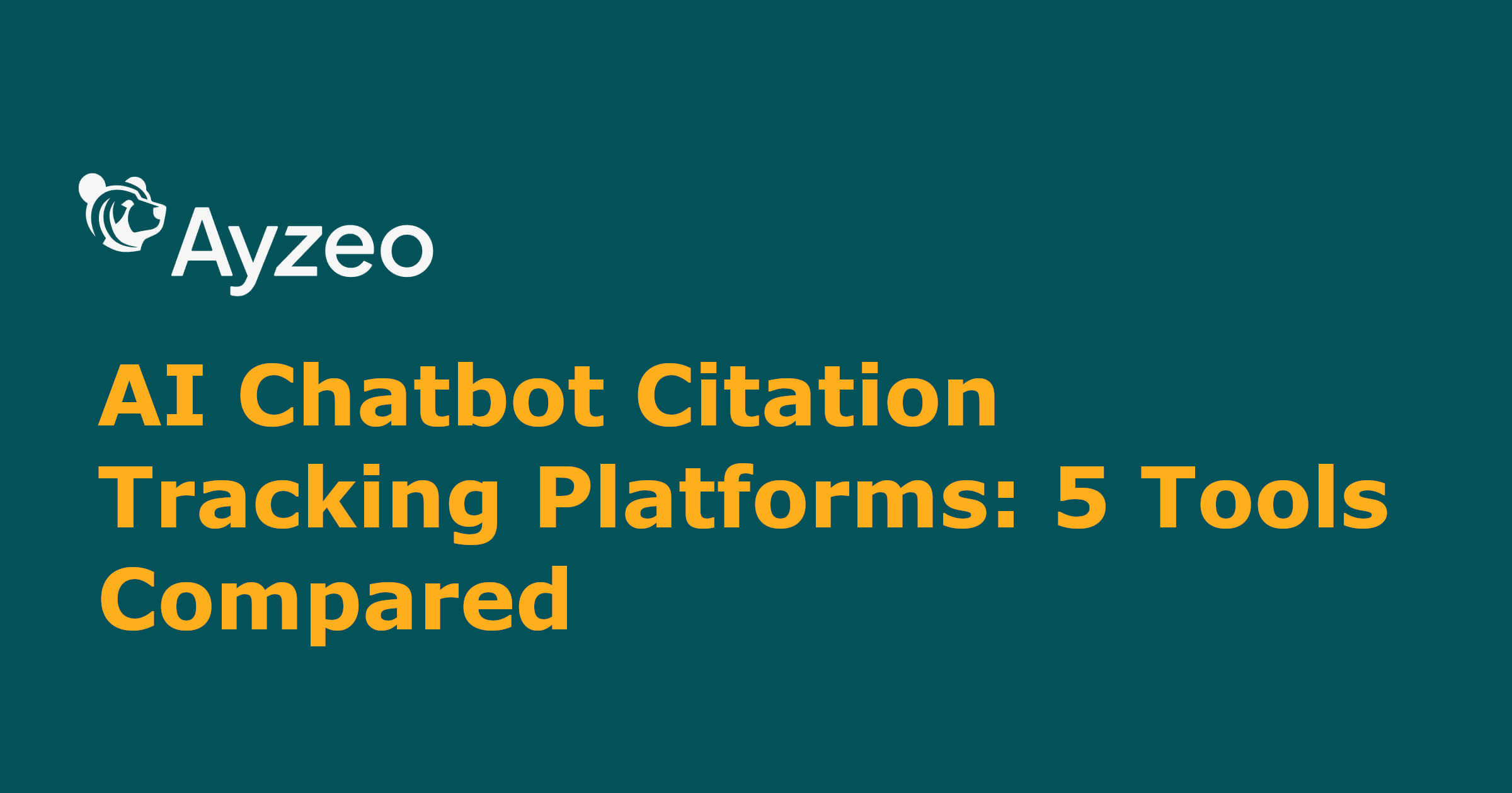 AI Citation Tracking Platforms: 5 Tools Compared